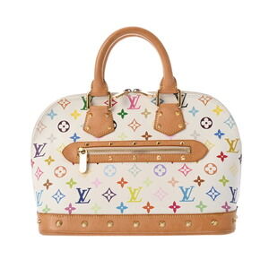 Louis Vuitton Monogram Multicolore Multicolor Alma Bron White Handbag